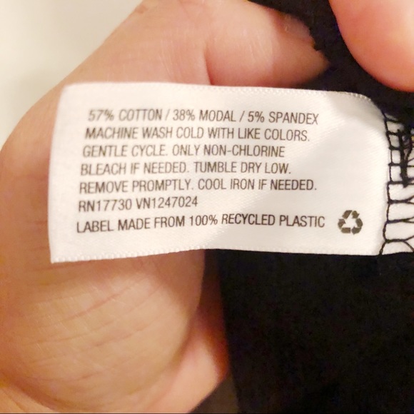 a•n•deawy Short Sleeve Lace Side Tie Black Dress - Picture 8 of 8